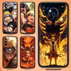 Capa De Telefone Para Samsung Galaxy A14 A15 A11 A12 M12 A13 A21S S527 Anime Naruto Silicone Macio Anti-Queda