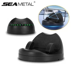 Suporte Para Telefone Carro Com Painel 2 Em 1 360 ° Head-Up Universal Estável Placa De Licença