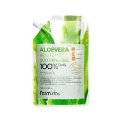 farmstay moisture soothing gel aloevera pouch 100ml