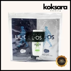 ulos travel kit skin milk, shampoo, skin wash