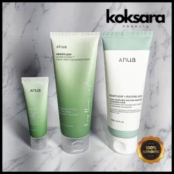 ANUA heartleaf pore deep cleansing foam,succinic moisture cleansing 150ml,deep cleansing foam 25ml